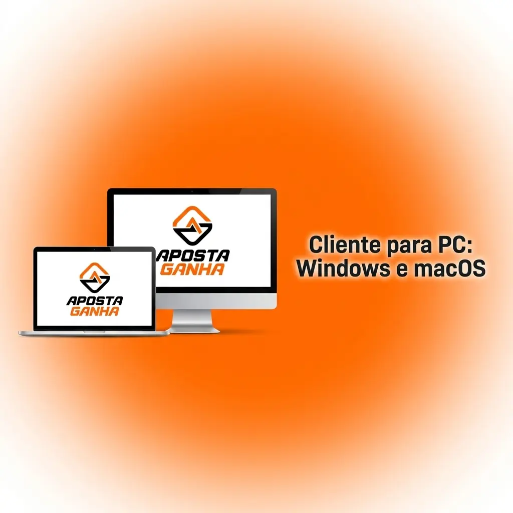 Interface da Aposta Ganha no navegador para Windows e macOS sem necessidade de instalação de software