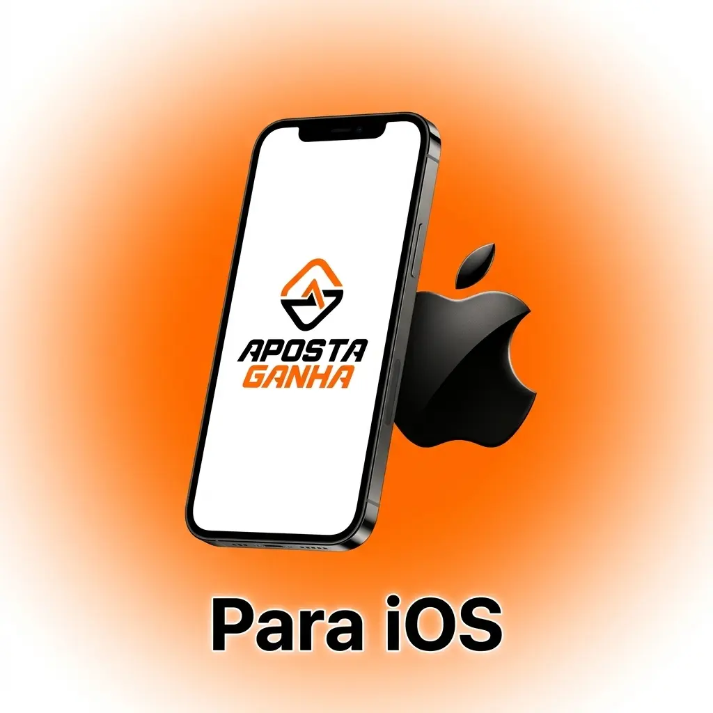 Aplicativo Aposta Ganha para iOS disponível na App Store para iPhone e iPad com iOS 12.0 ou superior