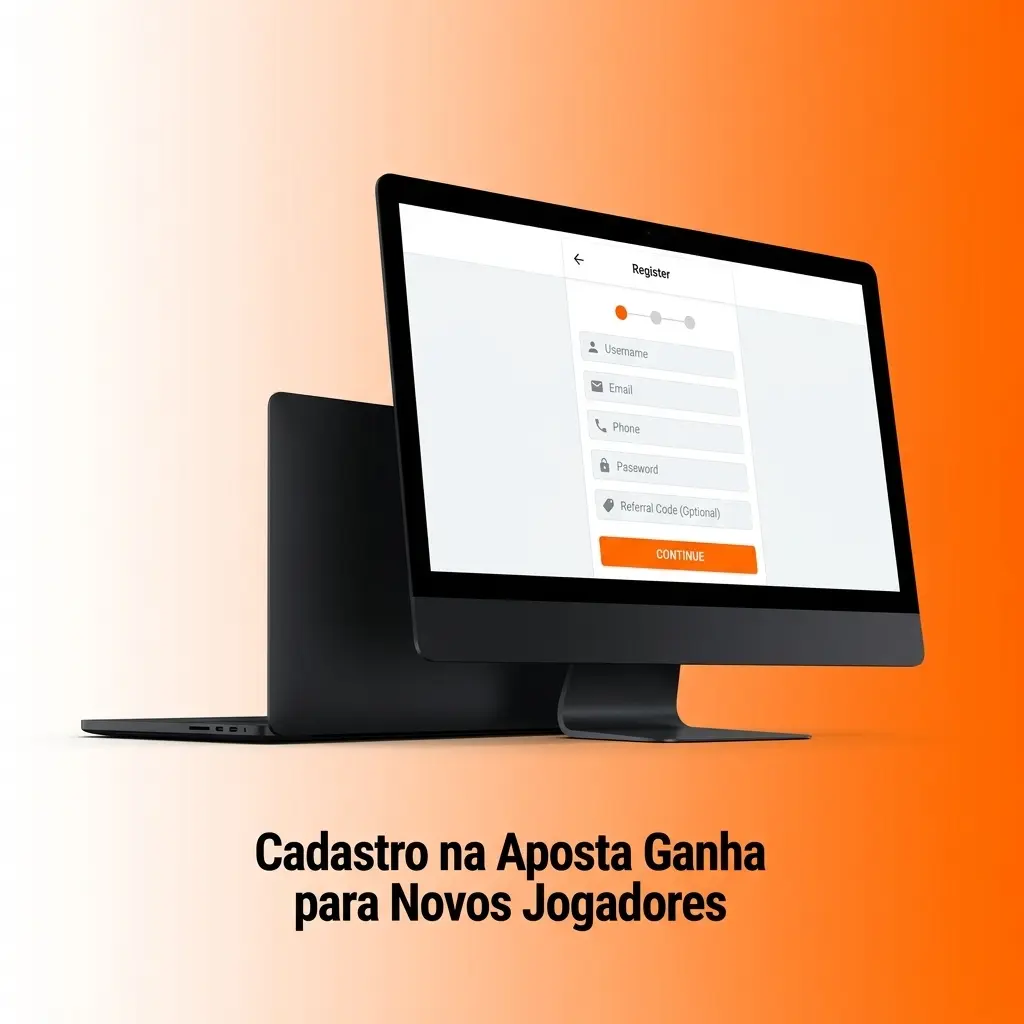 Passo a passo do cadastro na Aposta Ganha com formulário, depósito via PIX e bônus de boas-vindas