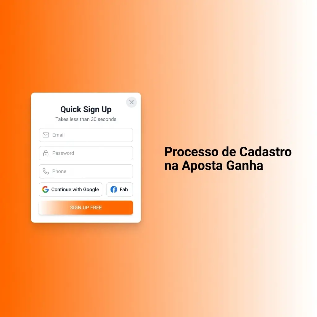 Passo a passo do cadastro na Aposta Ganha com depósito via PIX e bônus de boas-vindas